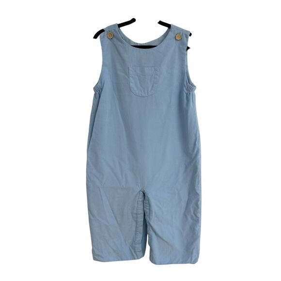 Little English Other - Little English Light Blue Corduroy Front Pocket Longall One Piece Boys 24M